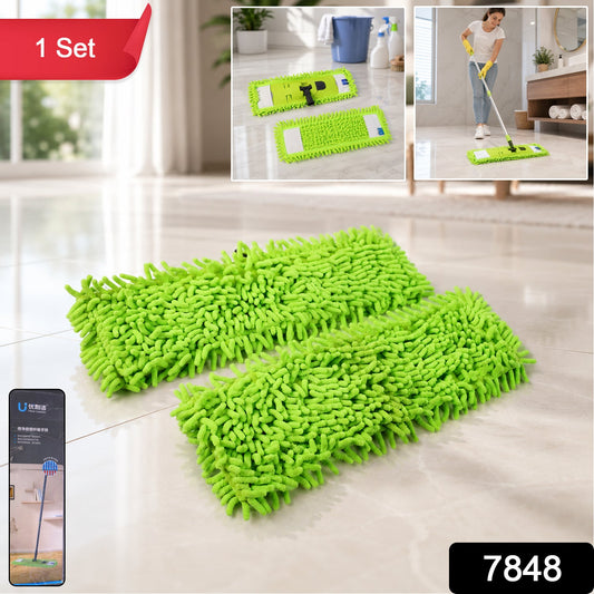 Microfiber Mop with Extendable Handle for Home & Office Cleaning (Pipe Not Inluded)