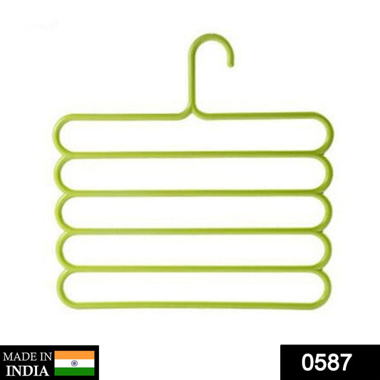 5-layer plastic hanger