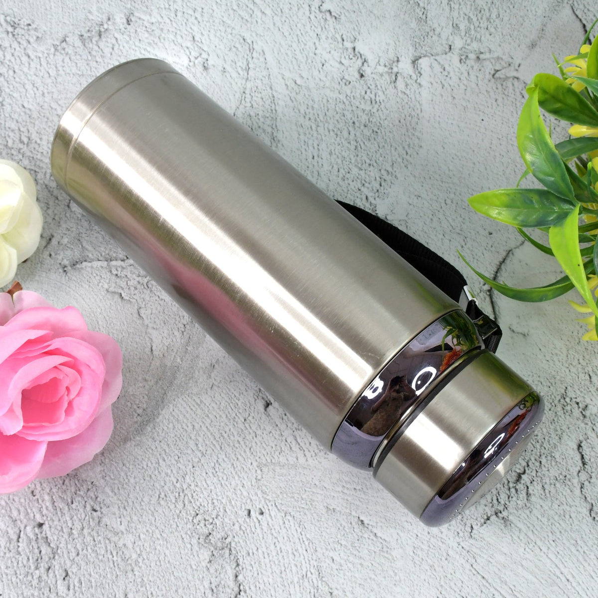800ml Stainless Steel Water Bottle – Leak-Proof Thermos for Travel & Office