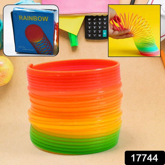 Rainbow Slinky Spring Toy – Compact Fun Toy for Kids & Adults, Gift-Friendly