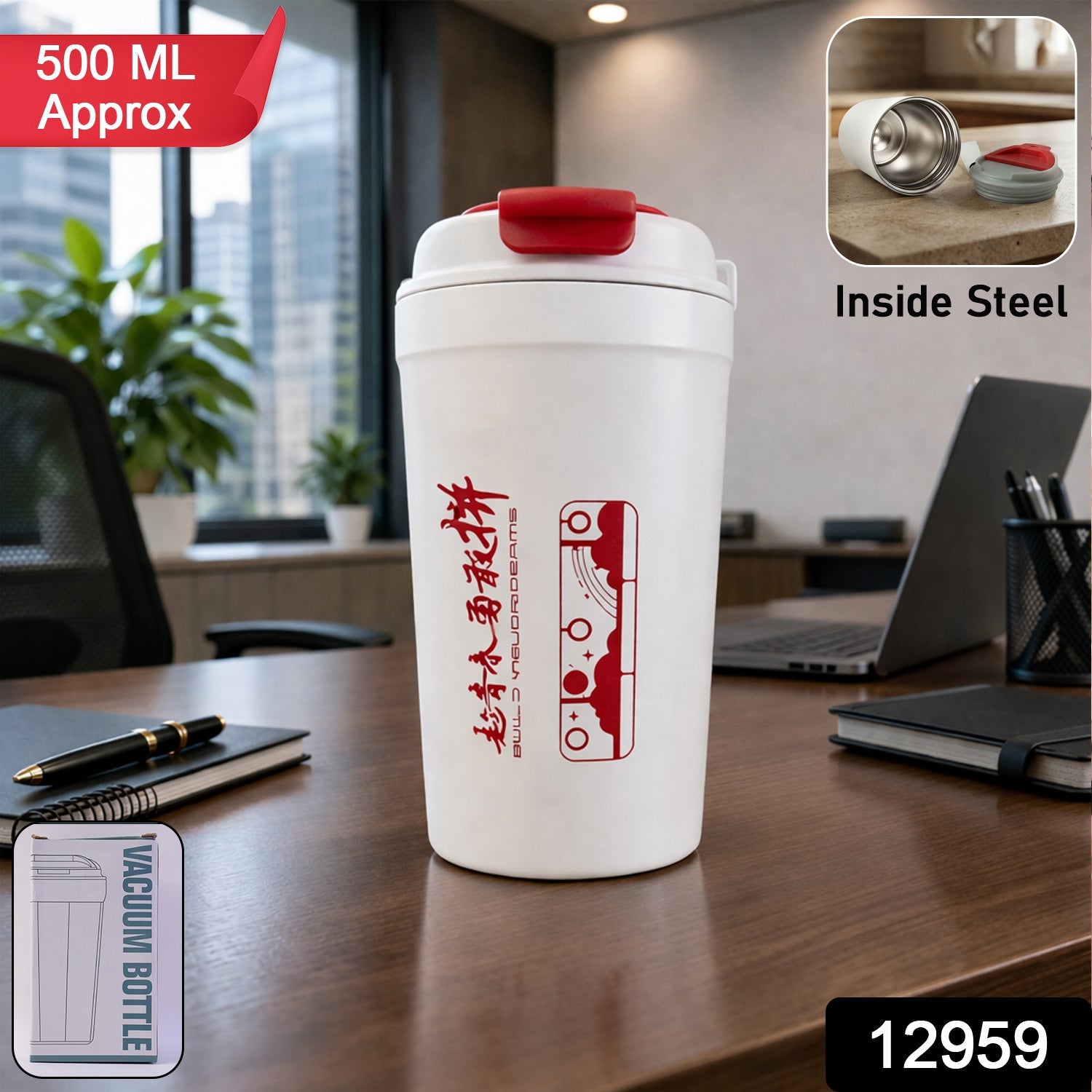 travel hot cold coffee tumbler