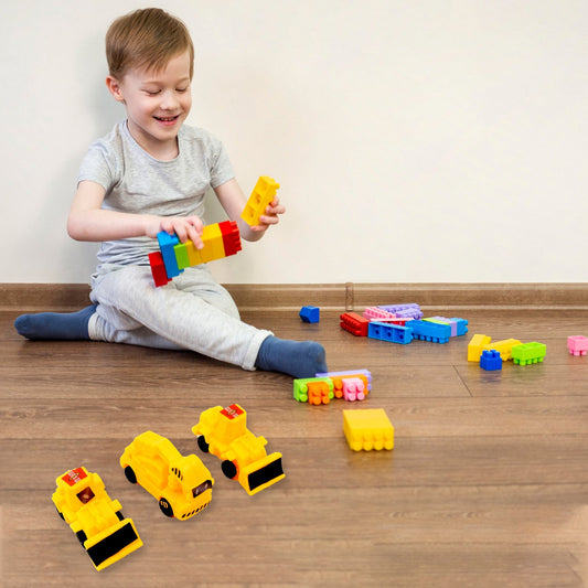 Engineering Construction Vehicle Toy Set for Kids (6 Pcs Set)