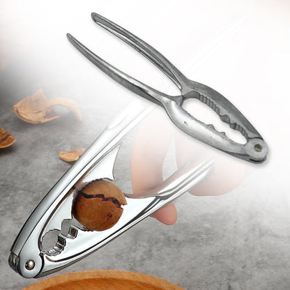 Luxury Stainless Walnut Cracker – Portable Nut Cutter & Pliers