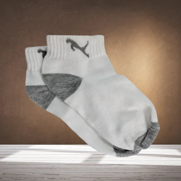 White Winter Socks