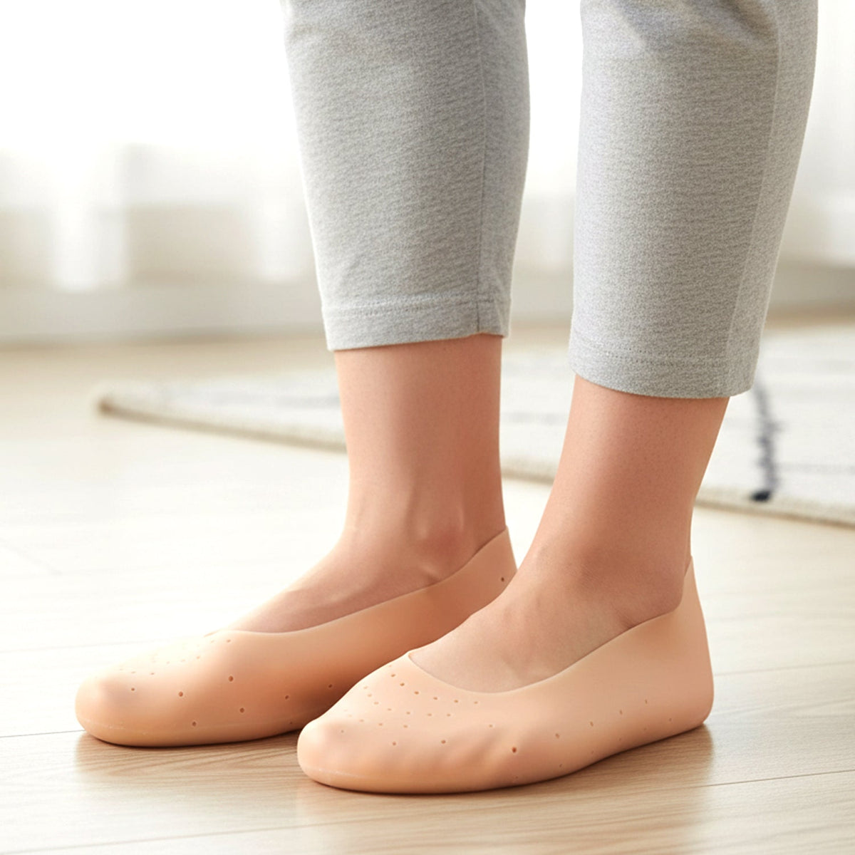Silicone Heel Protector Socks – Anti Crack Foot Care Socks (1 Pair)