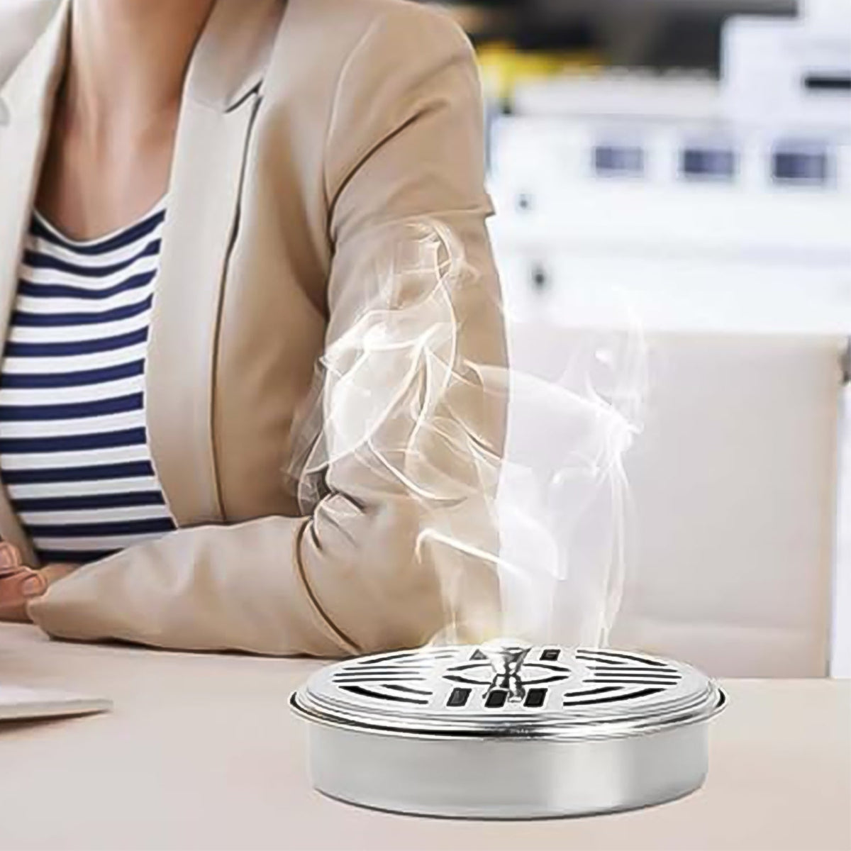 Decorative Mosquito Coil Holder Mosquito Coil Container,  for Home Patio