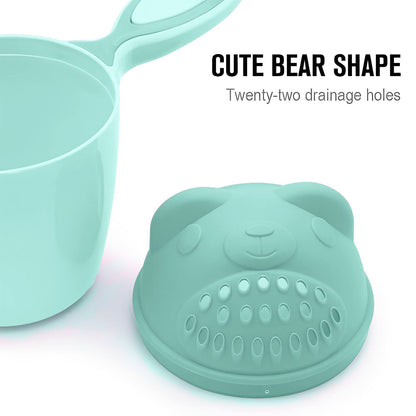 Baby Shampoo Shower Cup – Safe Soft Bath Tumbler for Kids’ Hair Washing