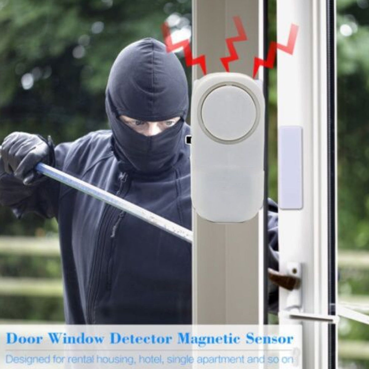 Wireless Window Door Alarm Sensor for Kids Safety Home Security  Office Door Bell