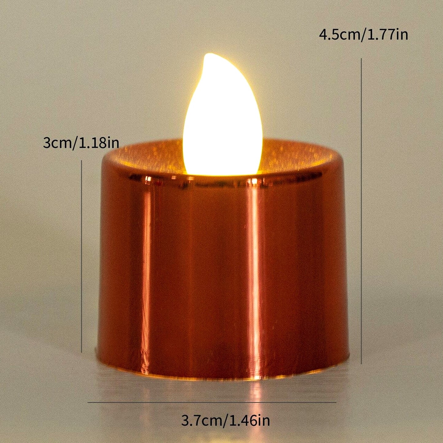 Candle Diya LED Golden Lights
