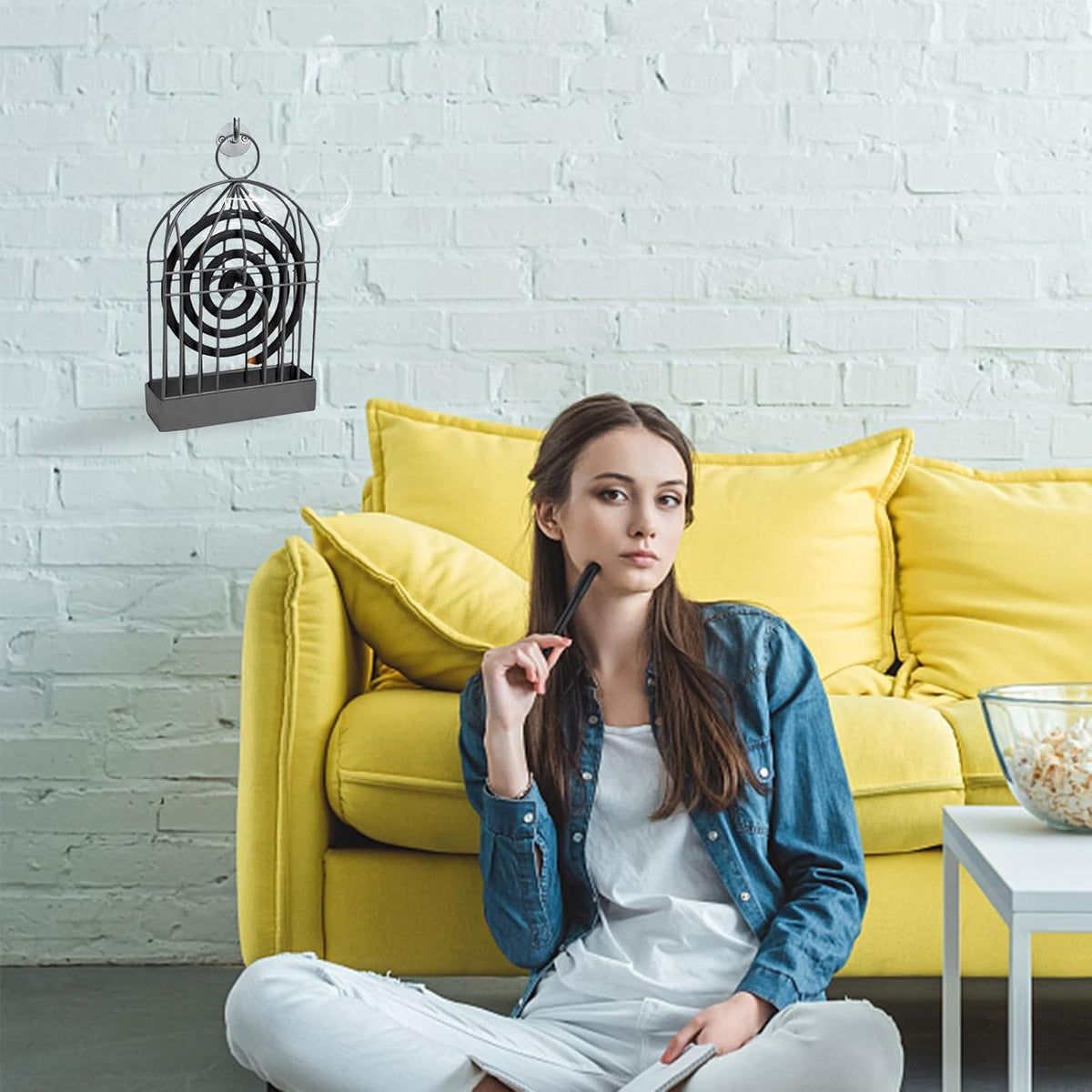 Mosquito Coil Holder, Vintage Style Durable Household Mosquito coil Stand Office Home