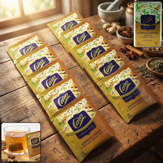 Ashwagandha Spiced Green Tea 62.5 Gm (25 Pkt, Per Pkt 2.5 Gm)