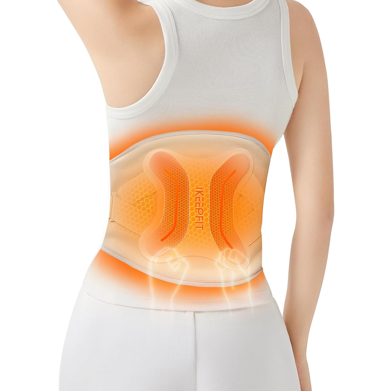  Rechargeable Smart Warm Palace Belt - key feature close-up