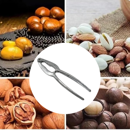 Luxury Stainless Walnut Cracker – Portable Nut Cutter & Pliers