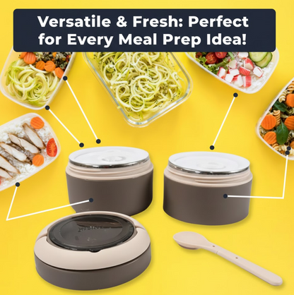 Ganesh Stack 2-Layer Stainless Steel Leak-Proof Lunch Box for Office, School, Picnic