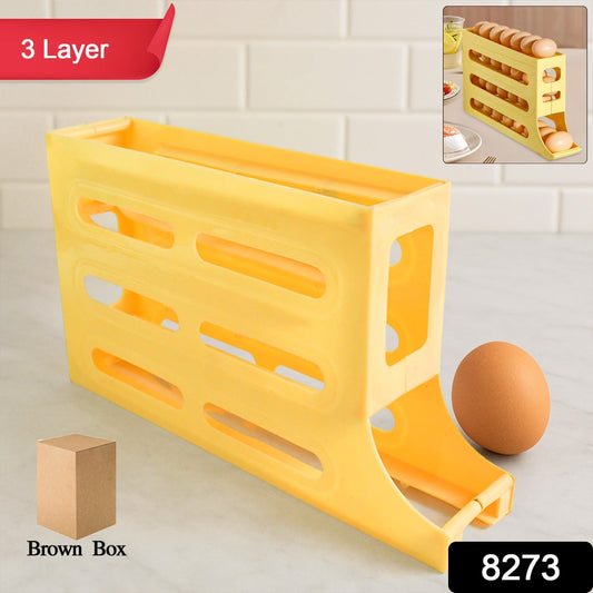 Roll Egg Triple-Layer Egg Organizer