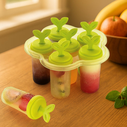 6 Cavity Ice Candy Maker For Making Ice Candies And All Easily.