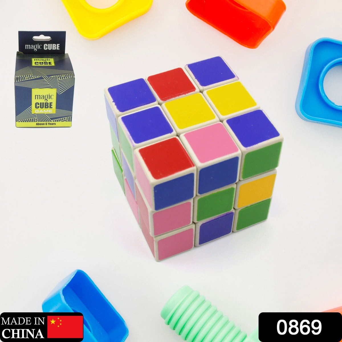 3x3x3 Cube Solving Kit - Includes Cuberubix cube (1 Pc )