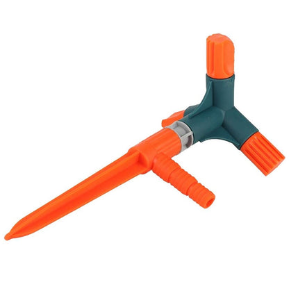 360° Rotating Garden Sprinkler – Adjustable 4-Arm Lawn Water Sprayer