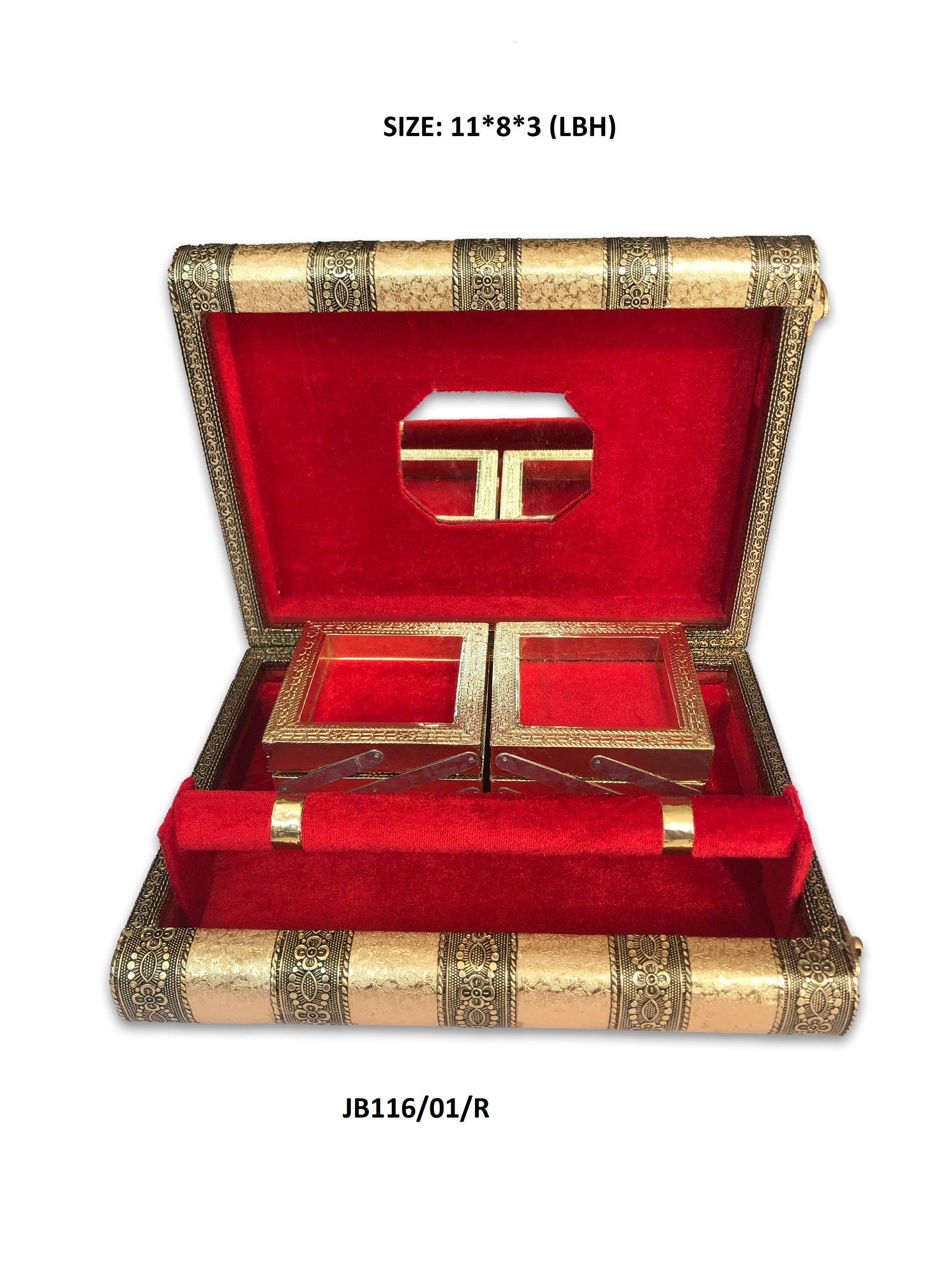 Jewellery storage box multiple compartments for earrings bangles and rings India