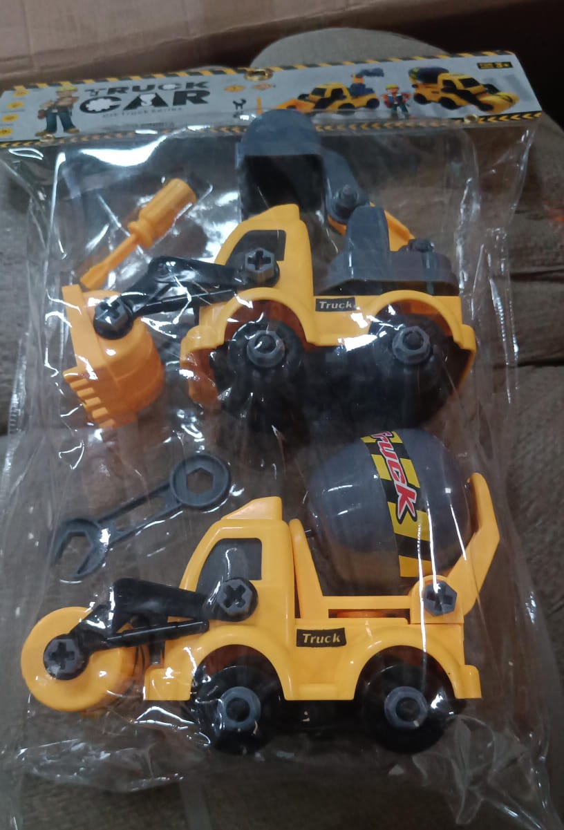 Engineering Vehicles Nut Assembly Toy (2 Pc Set)