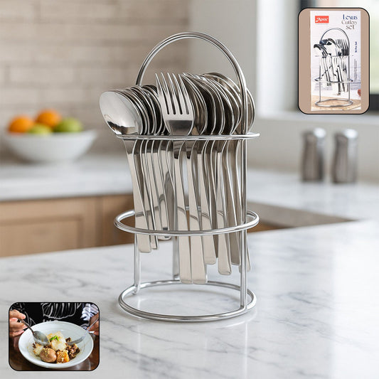 Apex Premium Stainless Steel Cutlery (16  Pc / Set)
