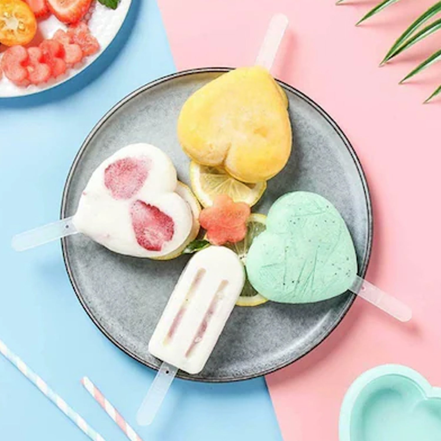 heart design ice candy mold