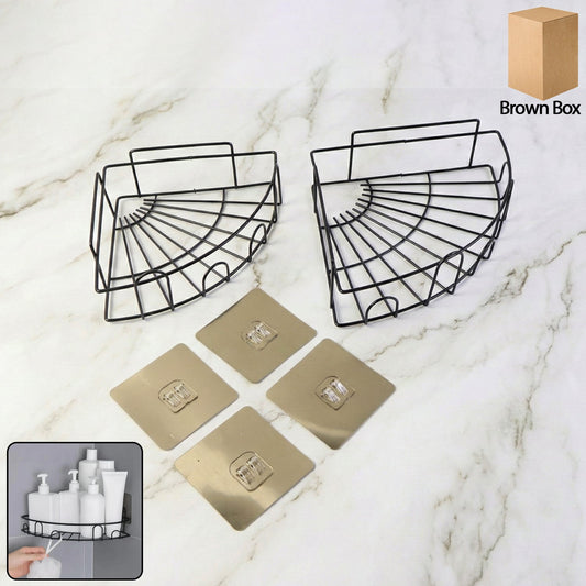 2 Pc Shower Caddy Corner for holding and storing various household stuffs and items etc.