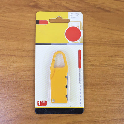 Portable 3-Digit Combination Number Lock (1 Pc)