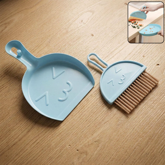2-in-1 Mini Cleaning Dustpan & Hand Brush Set (1 Set)