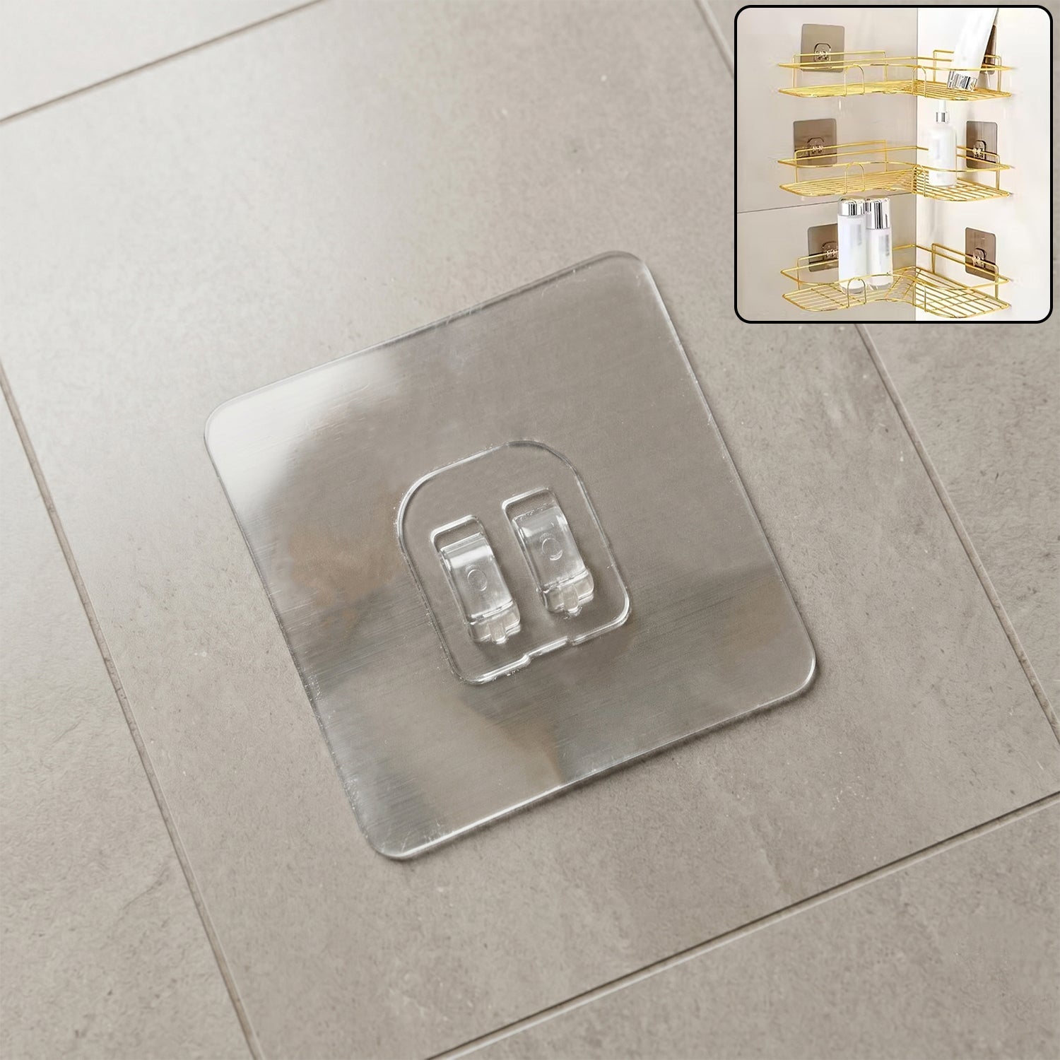 Heavy Duty Adhesive Wall Hook on smooth wall